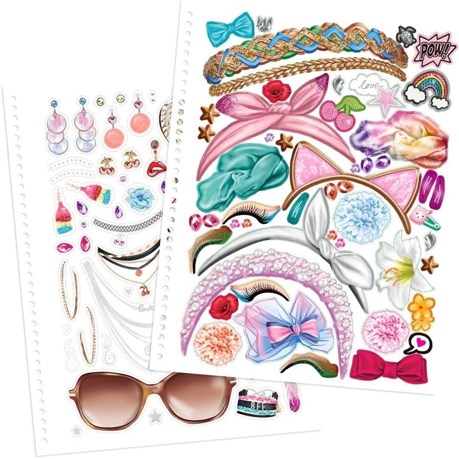 Carte de colorat Create Your Make-Up Top Model Depesche PT10728_Initiala fotografia produsului View 3 L