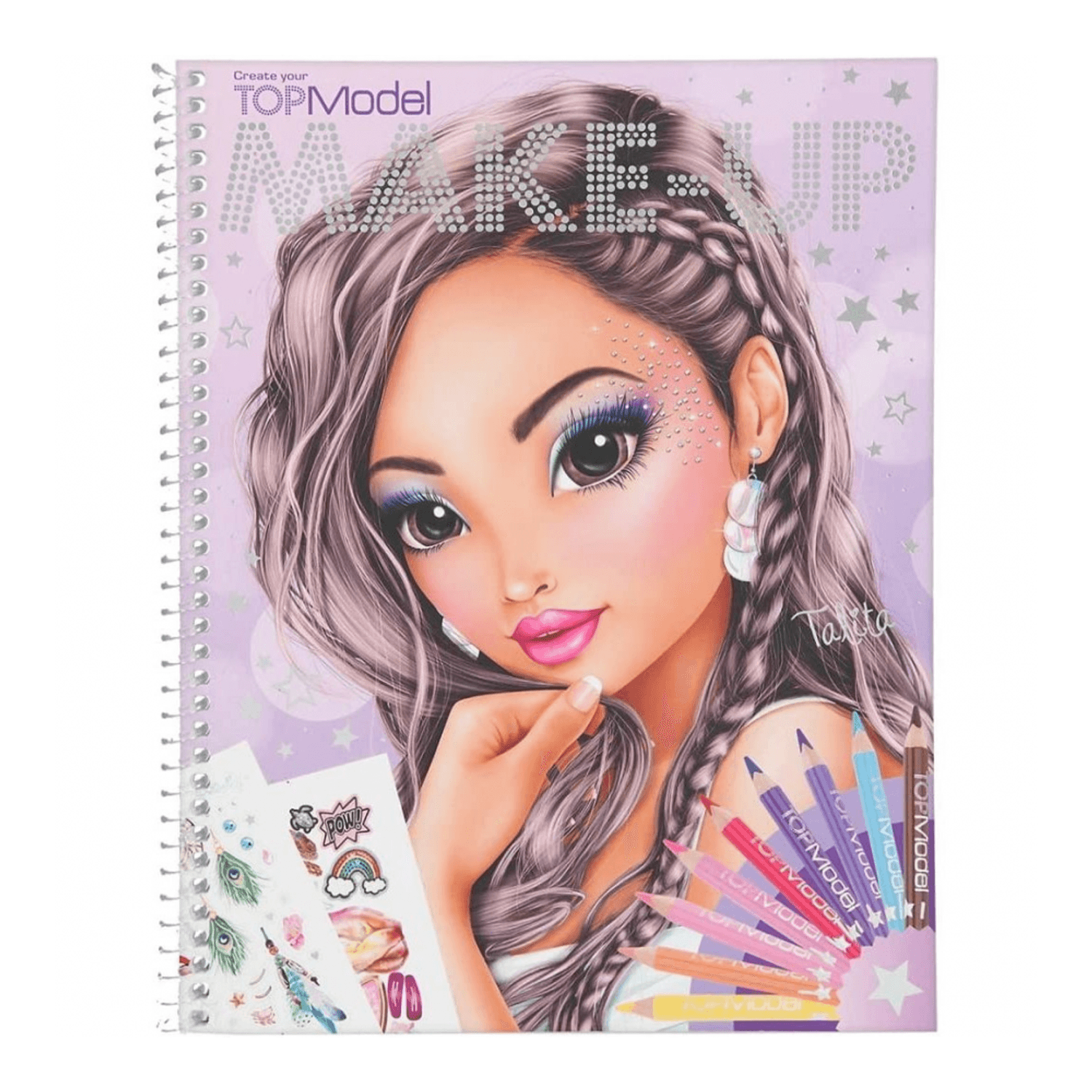 Carte de colorat Create Your Make-Up Top Model Depesche PT10728_Initiala fotografia produsului
