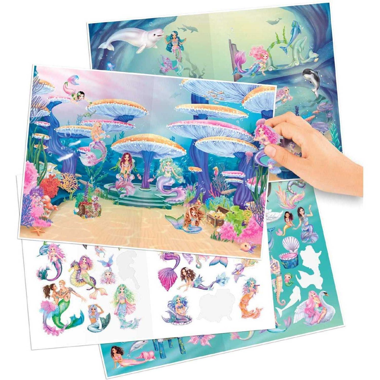 Fantasy Model Mermaid Autocolante Stickerworld Depesche PT10846 fotografia produsului View 3 L