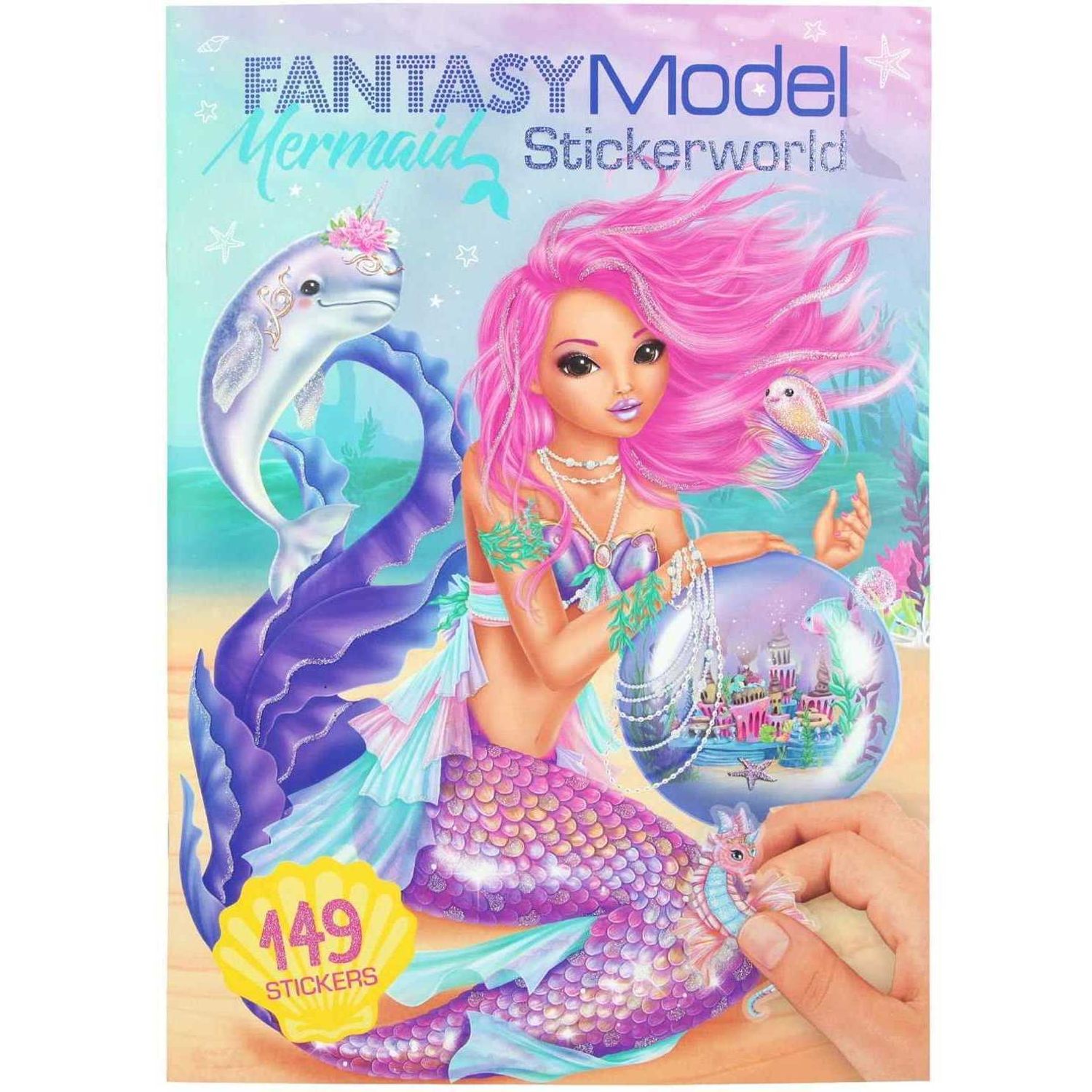 Fantasy Model Mermaid Autocolante Stickerworld Depesche PT10846 fotografia produsului View 2 L