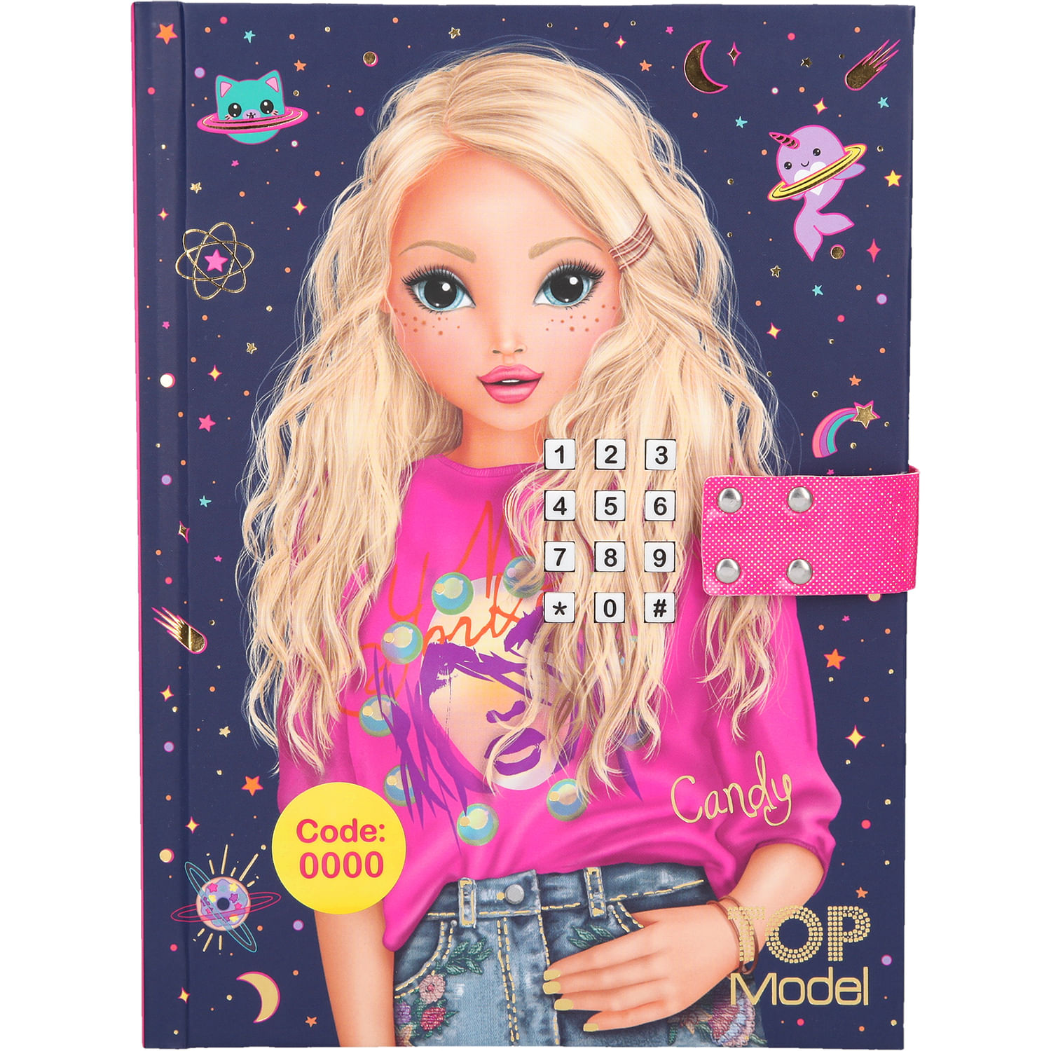 Jurnal cu cod si muzica Top Model Depesche PT10298 fotografia produsului View 2 L
