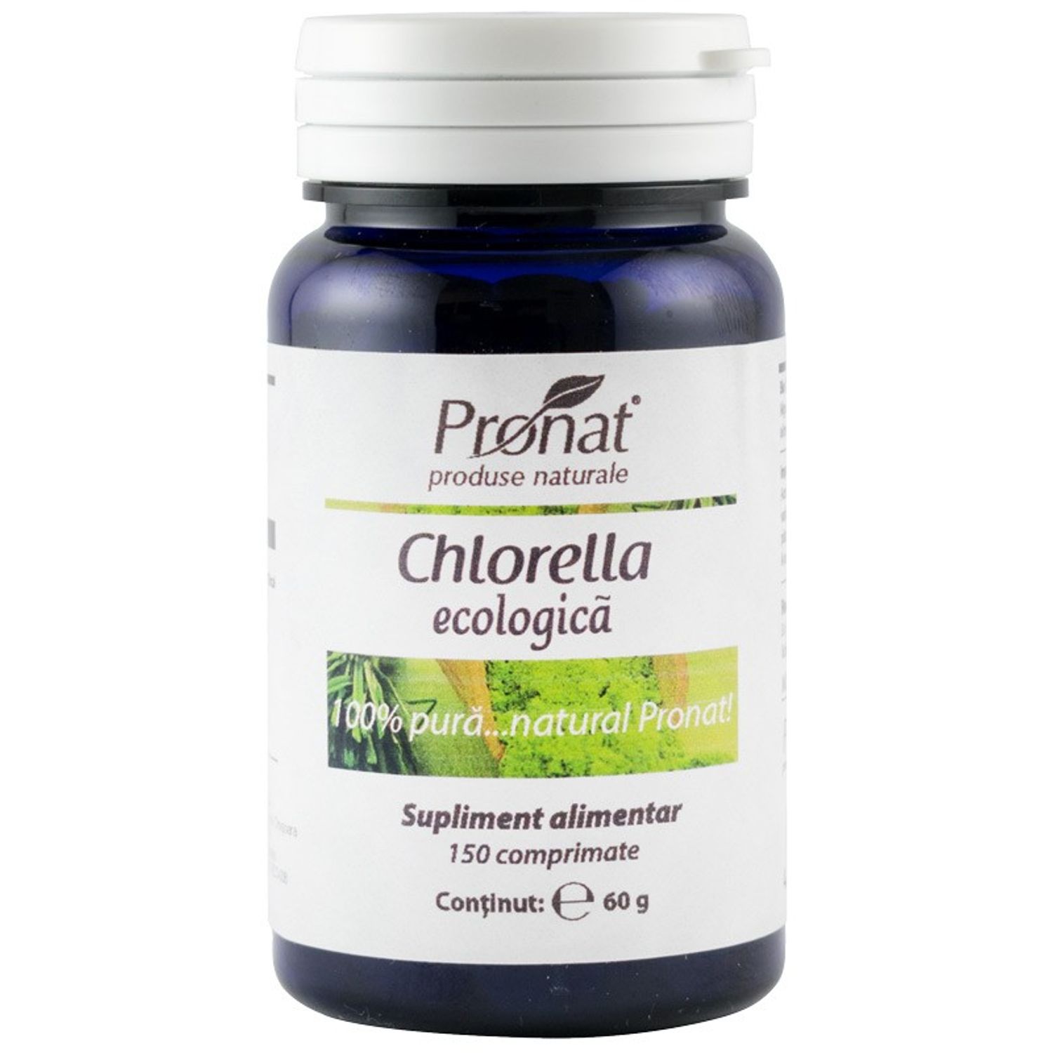 Bio chlorella 150 comprimate medicura fotografia produsului