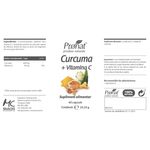 Curcuma plus Vitamina C 40 de capsule fotografia produsului View 2 S