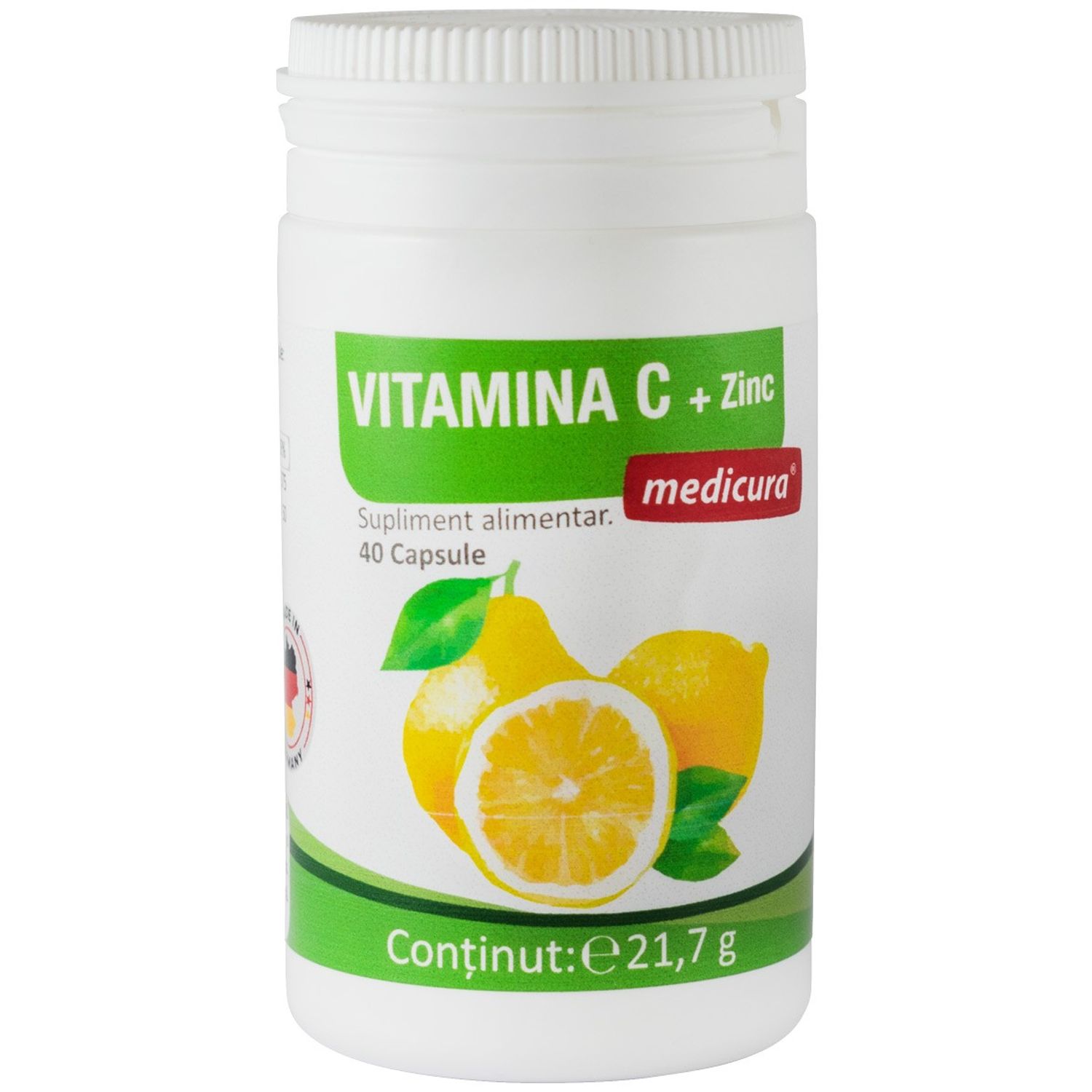 Pronat Medicura Vitamina C + Zinc 40 capsule elefant.ro