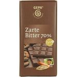 Ciocolata amaruie 70% cacao,100 gr Gepa fotografia produsului