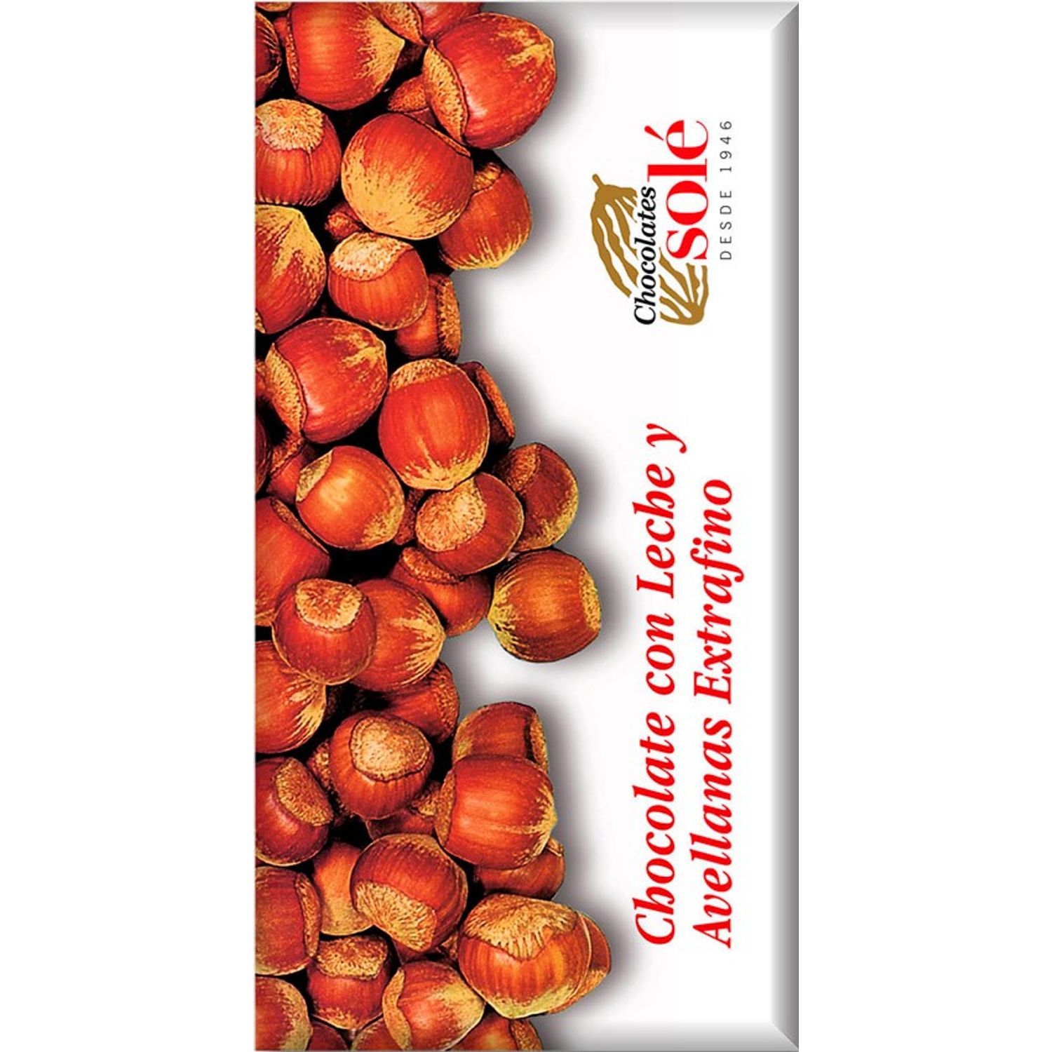 Ciocolata cu lapte si alune de padure 30% cacao, 150g Chocolates sole fotografia produsului