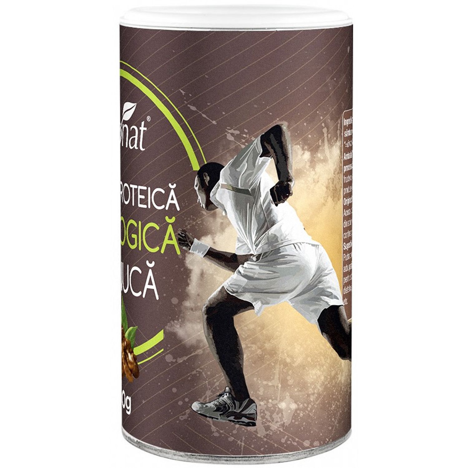 Pudra proteica Bio de nuca, 170 g fotografia produsului View 2 L