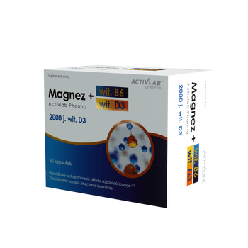 Magneziu, B6 si D3 2000UI ActivLab Pharma ActivLab Pharma