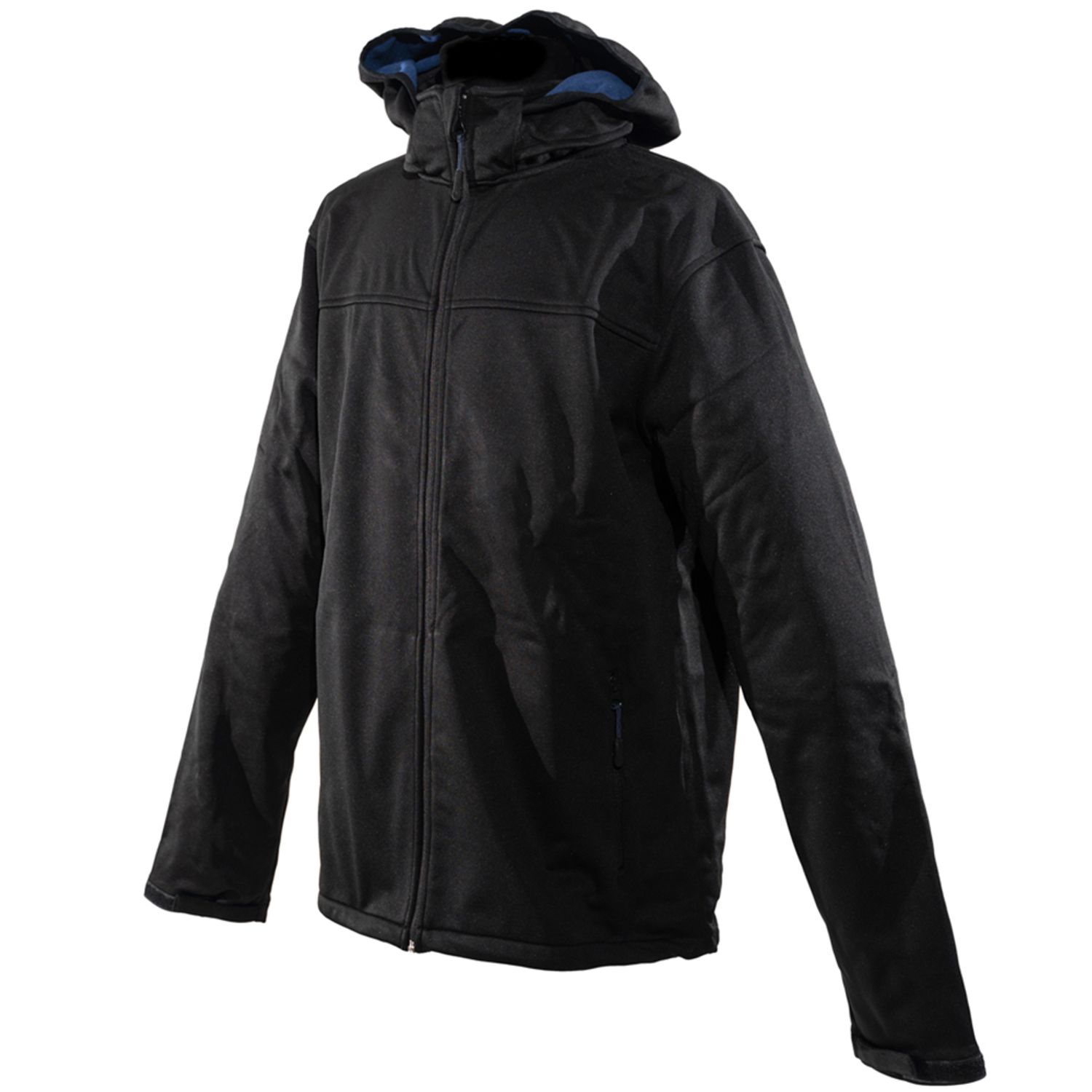 Jacheta cu gluga, Softshell, Tendegrees, impemeabila, rezistenta la vant, negru, L fotografia produsului View 5 L