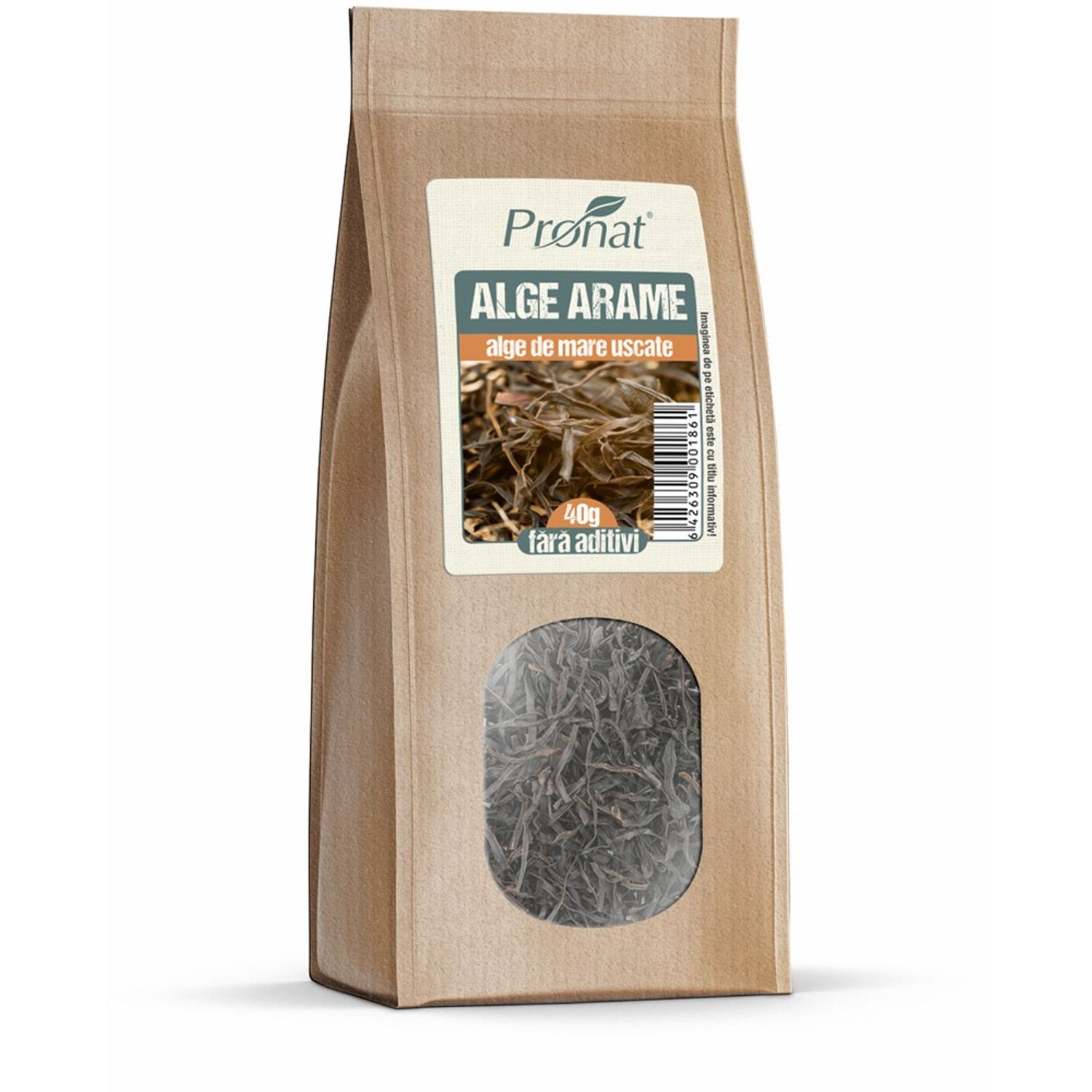 Alge arame alge de mare uscate, 40 g fotografia produsului