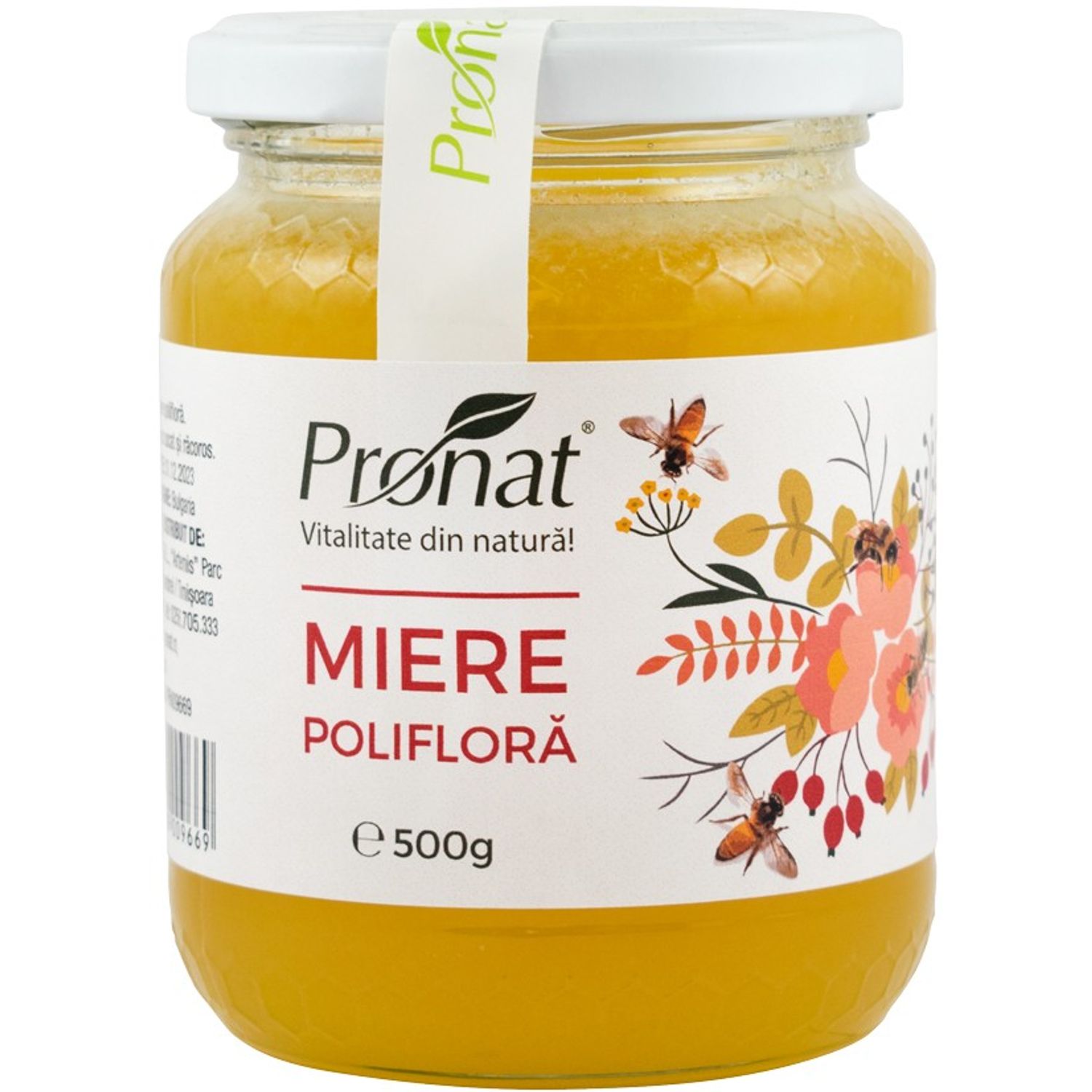 Miere poliflora 500g fotografia produsului