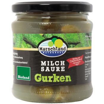 Castraveti bio in saramura, 330/185 g marschland naturkost