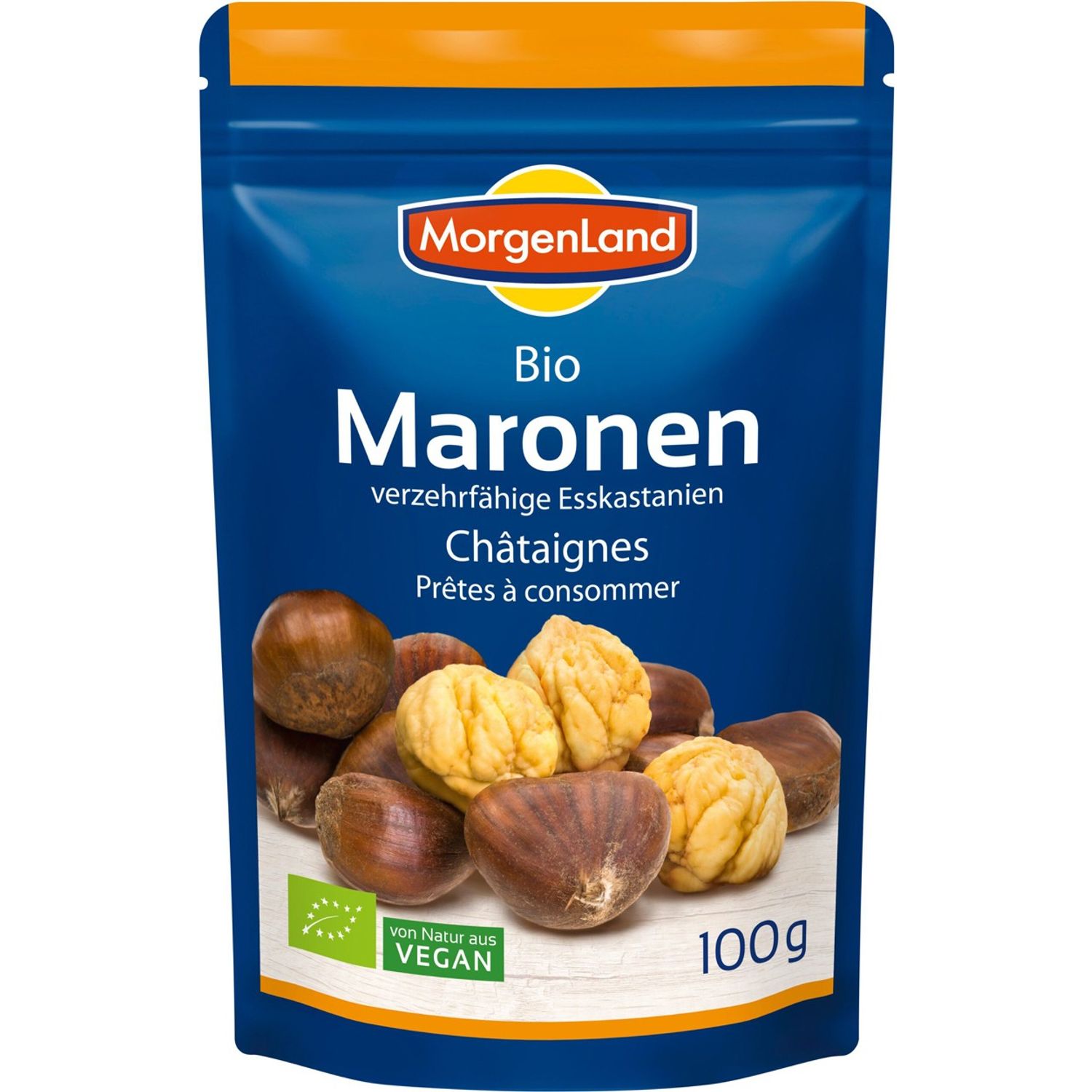 Castane Bio gata de consum, 100g MorgenLand fotografia produsului