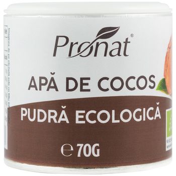 Apa de cocos bio, pudra 70g