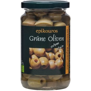 Masline verzi fara samburi, bio, 315g epikouros