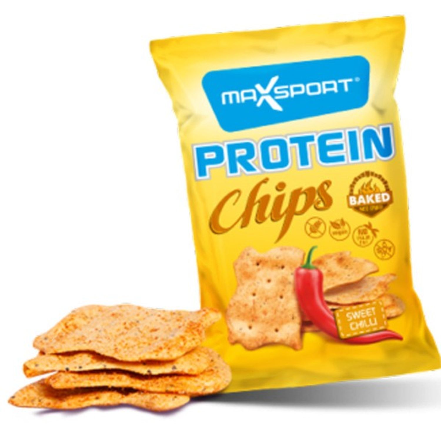 Chipsuri proteice sweet chilli, 45 g Max sport fotografia produsului View 2 L