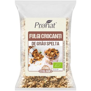 Fulgi crocanti bio de grau spelta 250g
