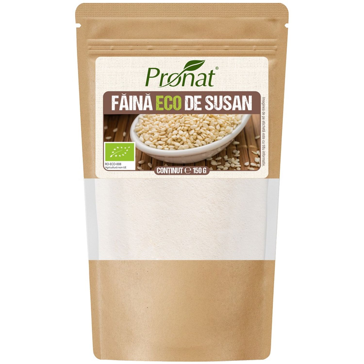 Faina Bio din seminte de susan, 150g fotografia produsului