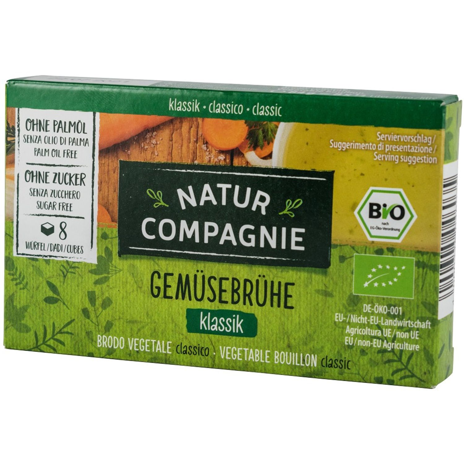 Supa Bio de legume, 8 cuburi Natur Compagnie fotografia produsului