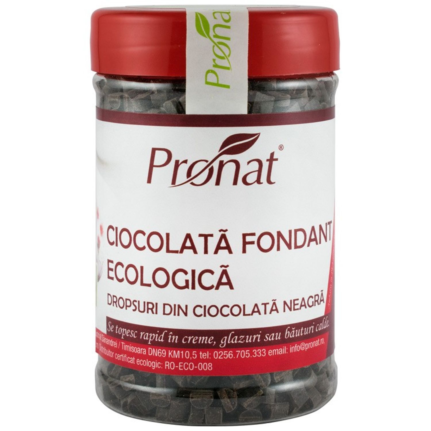 Ciocolata fondant Bio 180 g fotografia produsului