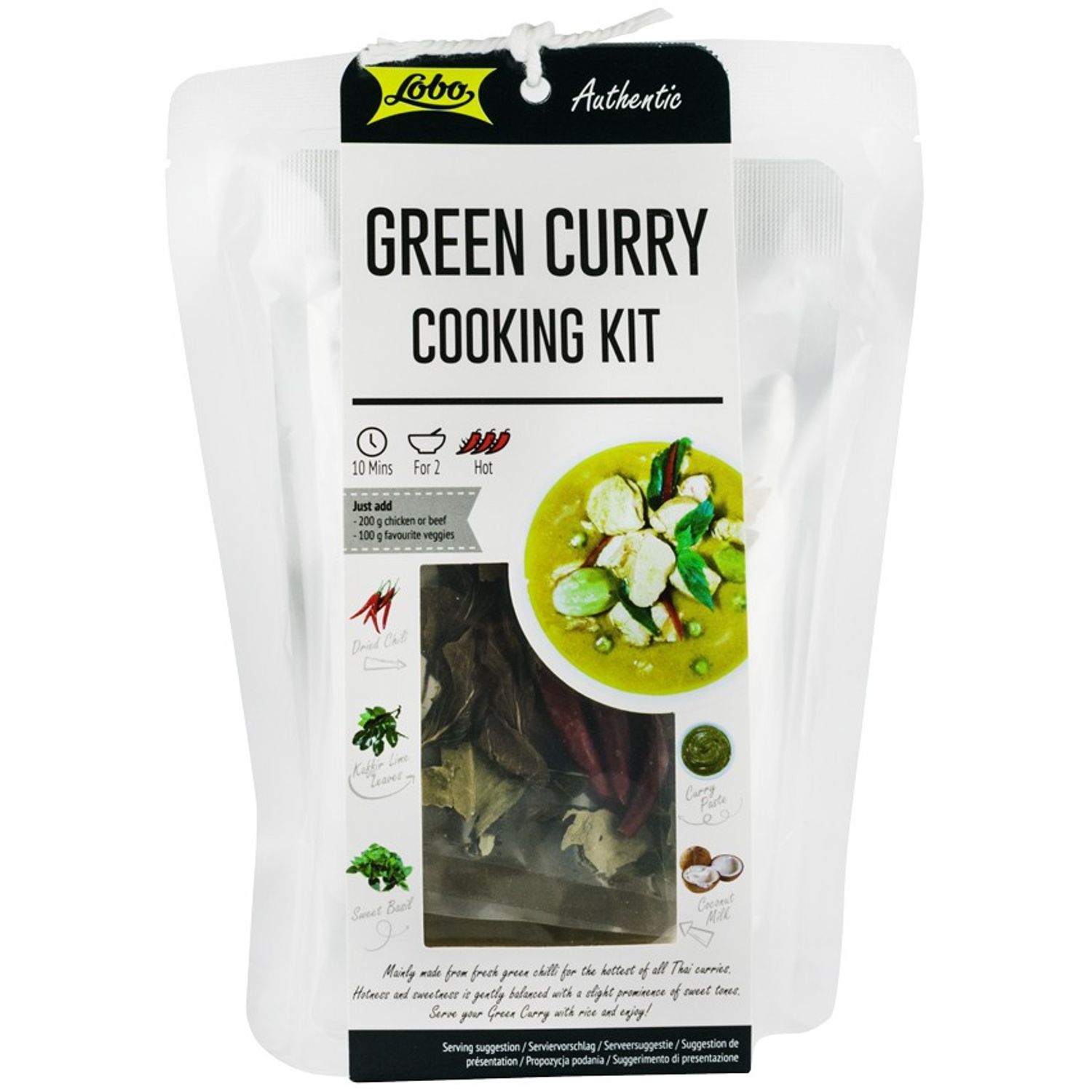 Kit pentru gatit curry verde, 253g lobo fotografia produsului