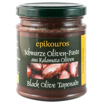 Epikouros pasta tapenade din masline kalamata negre, Bio, 190g elefant.ro Alimentare & Superfoods