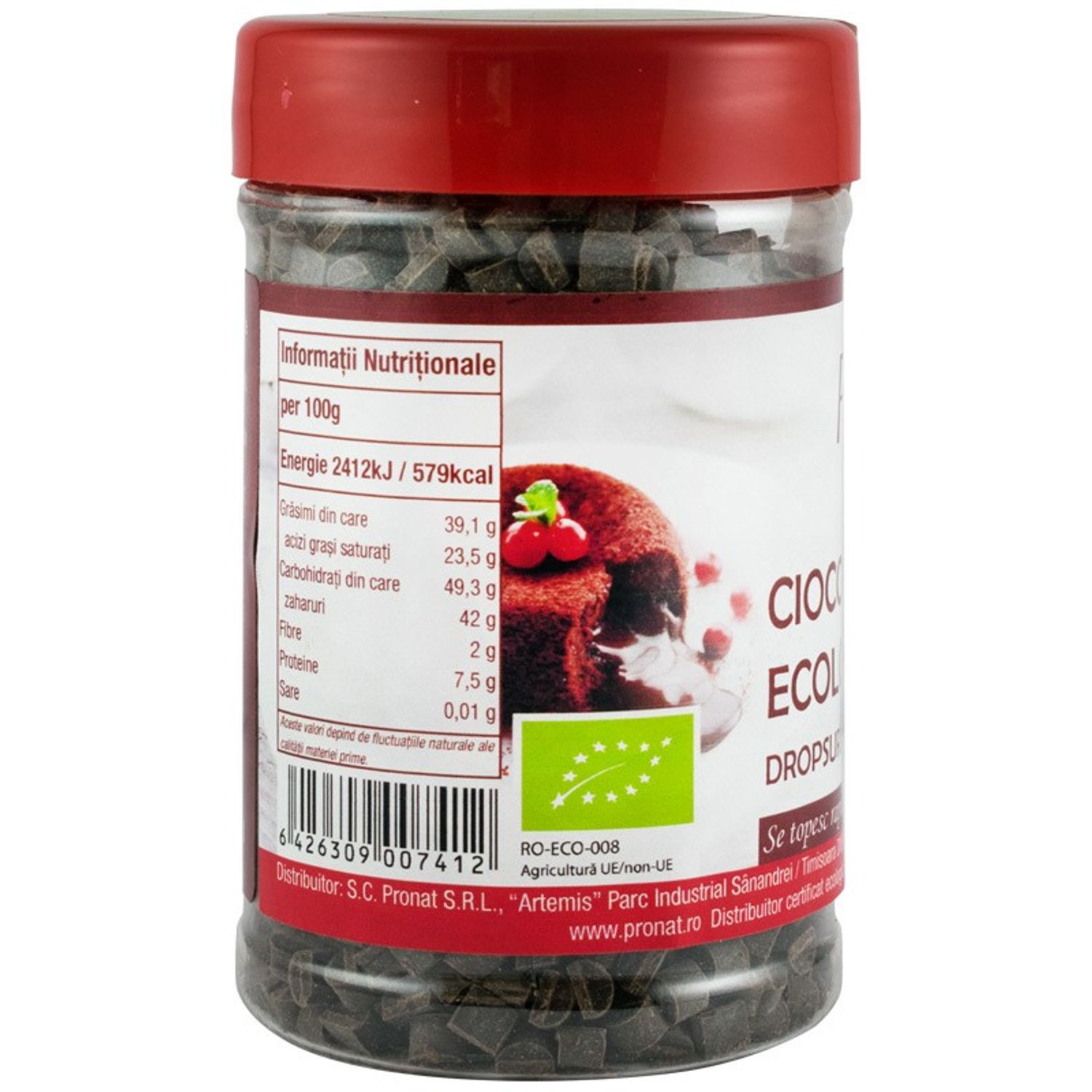 Ciocolata fondant Bio 180 g fotografia produsului View 2 L