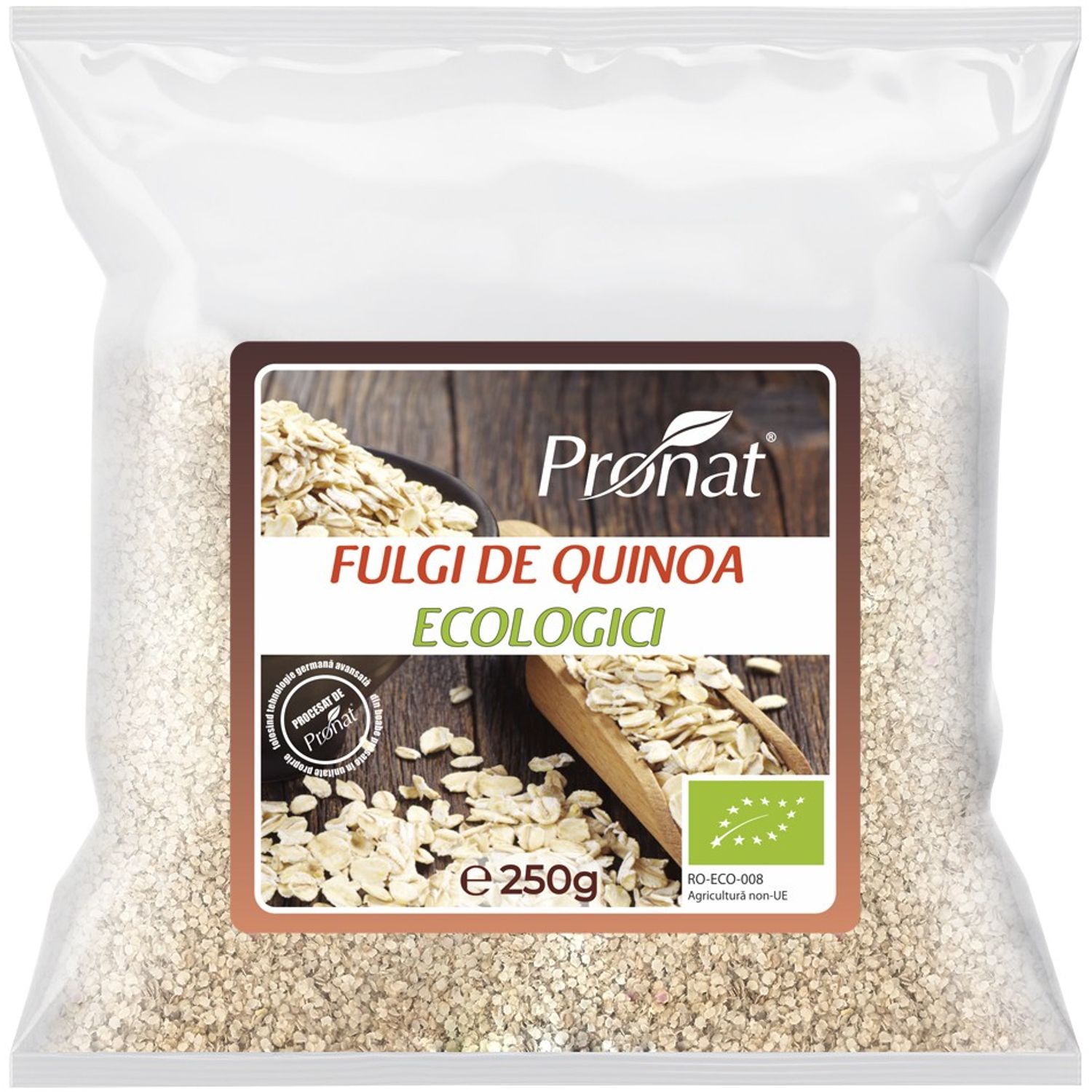 Fulgi Bio de quinoa, 250 g fotografia produsului