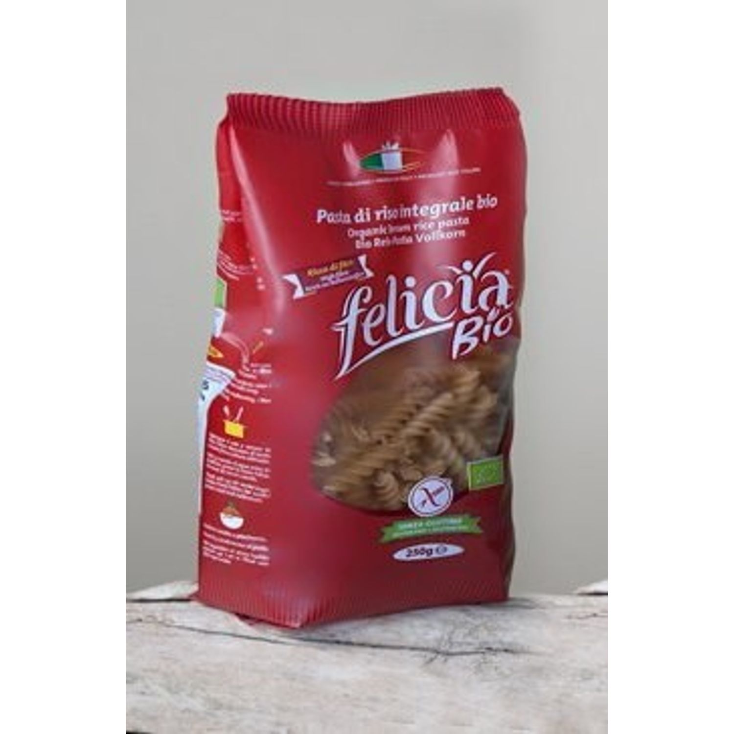 Fusilli din orez integral 250g felicia fotografia produsului