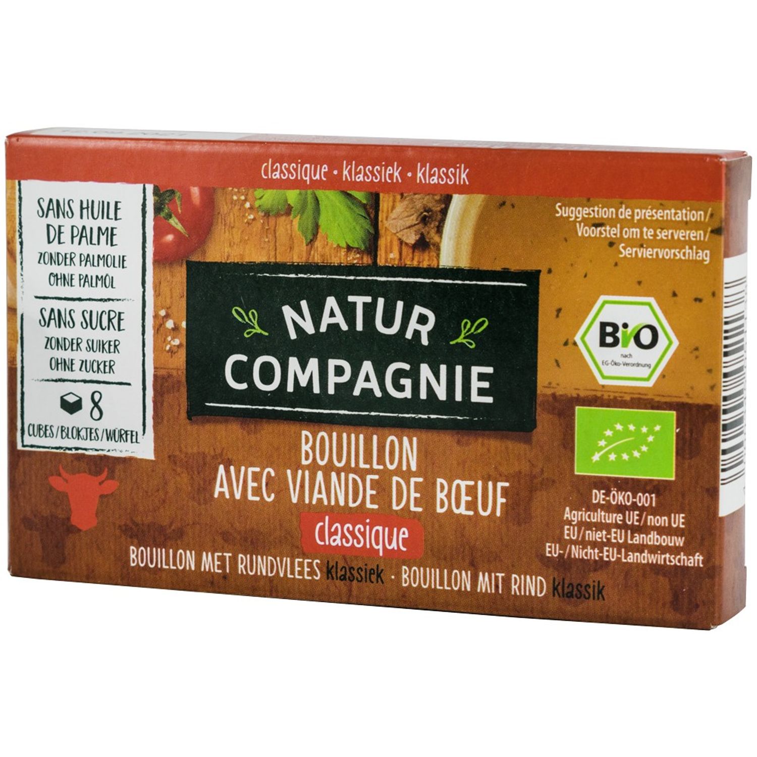 Supa Bio cu carne de vita, 96 g Natur Compagnie fotografia produsului