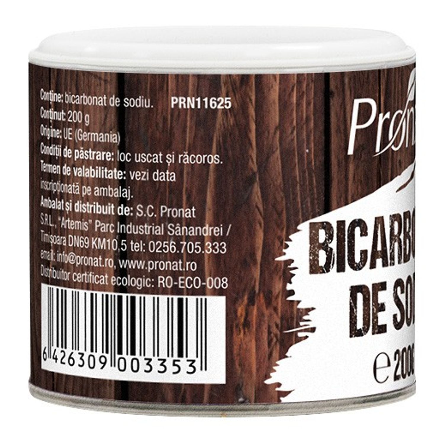 Bicarbonat de sodiu, 200g fotografia produsului View 3 L