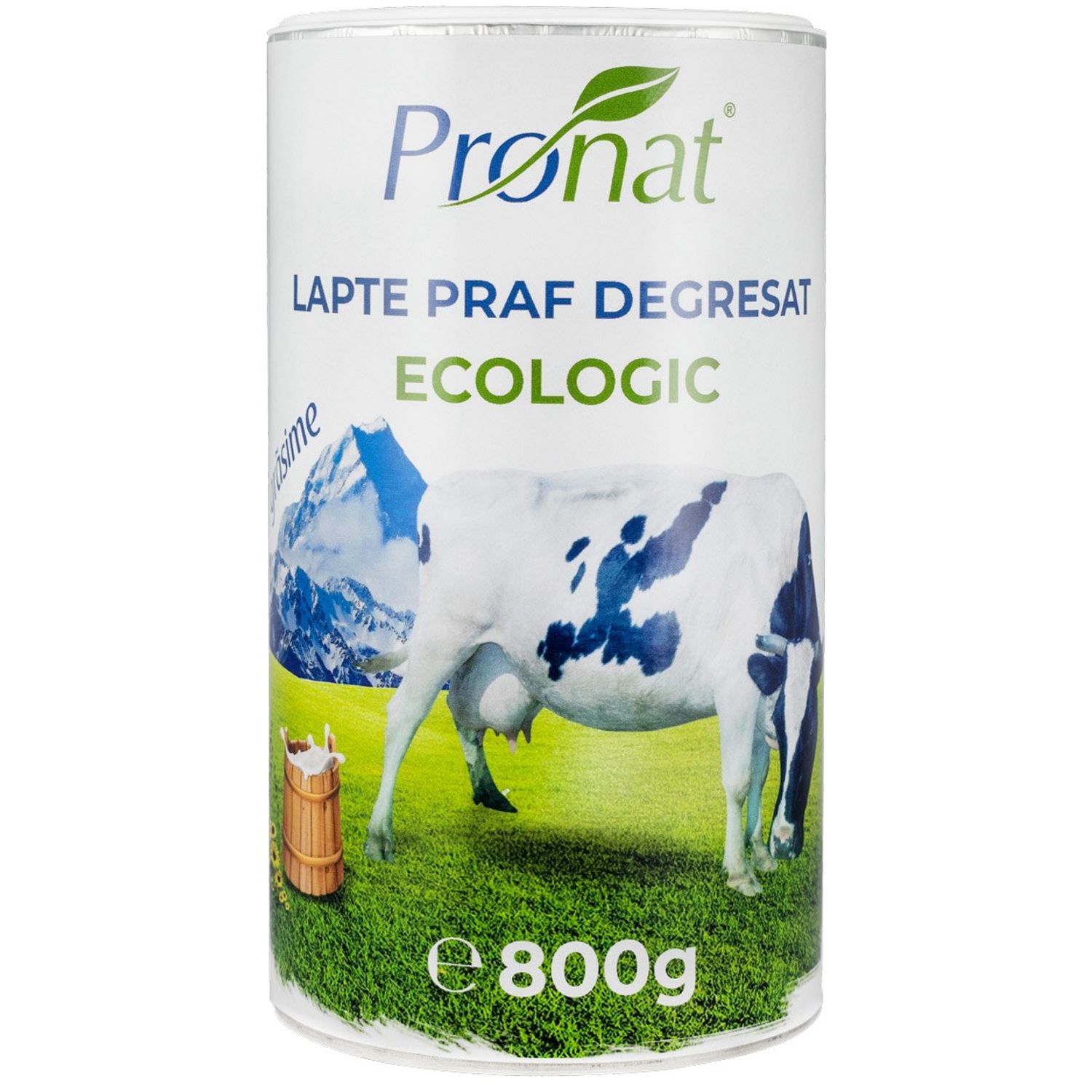 Lapte praf Bio degresat, 1% grasime, 800g fotografia produsului