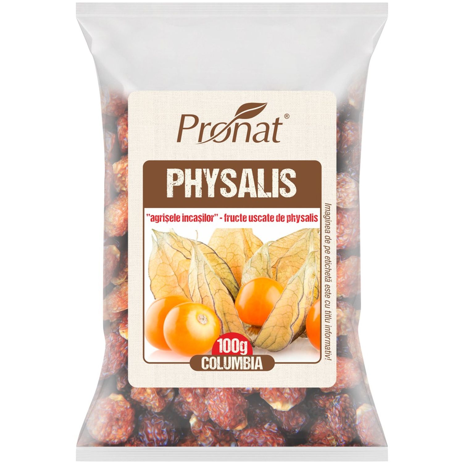 Physalis agrisele incasilor, 100 g fotografia produsului