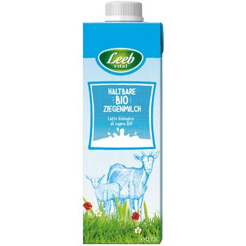 Lapte bio de capra uht, 750 ml leeb vital