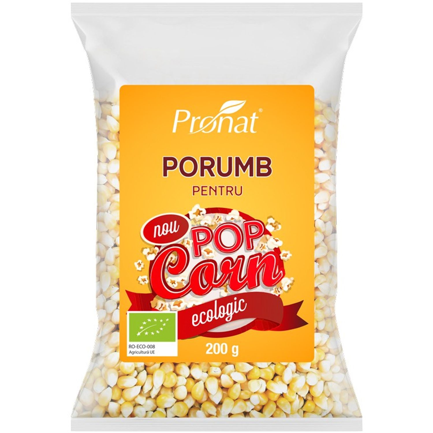 Porumb Bio pentru popcorn, 200g fotografia produsului