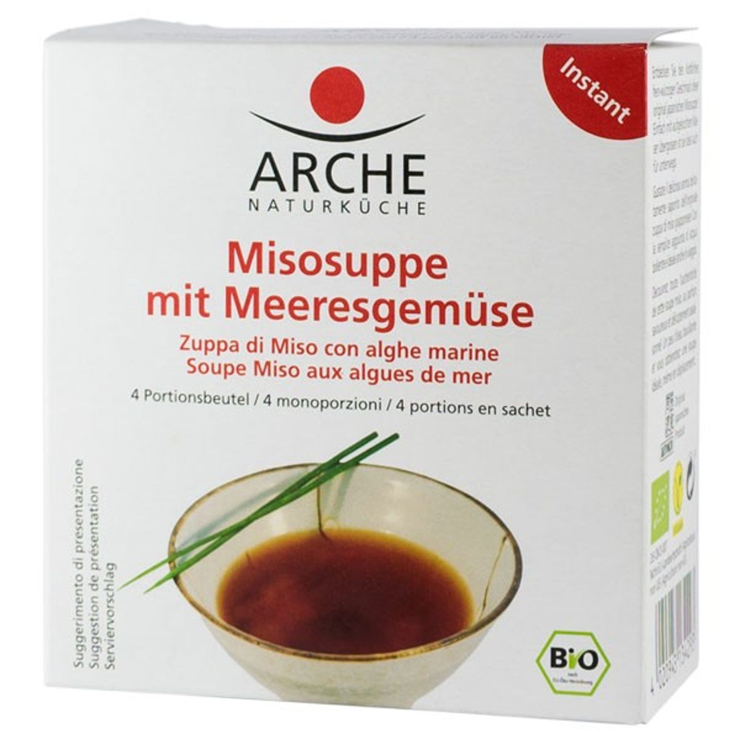 Supa miso Bio cu legume de mare, 60g Arche fotografia produsului