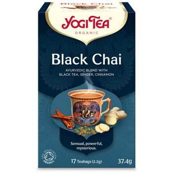 Ceai Bio negru, 17 pliculete x 2,2g (37,4g) Yogi tea Yogi Tea elefant