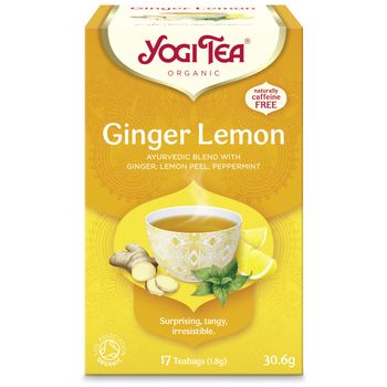 Ceai Bio ghimbir si lamaie, 17 pliculete 30.6gr Yogi tea