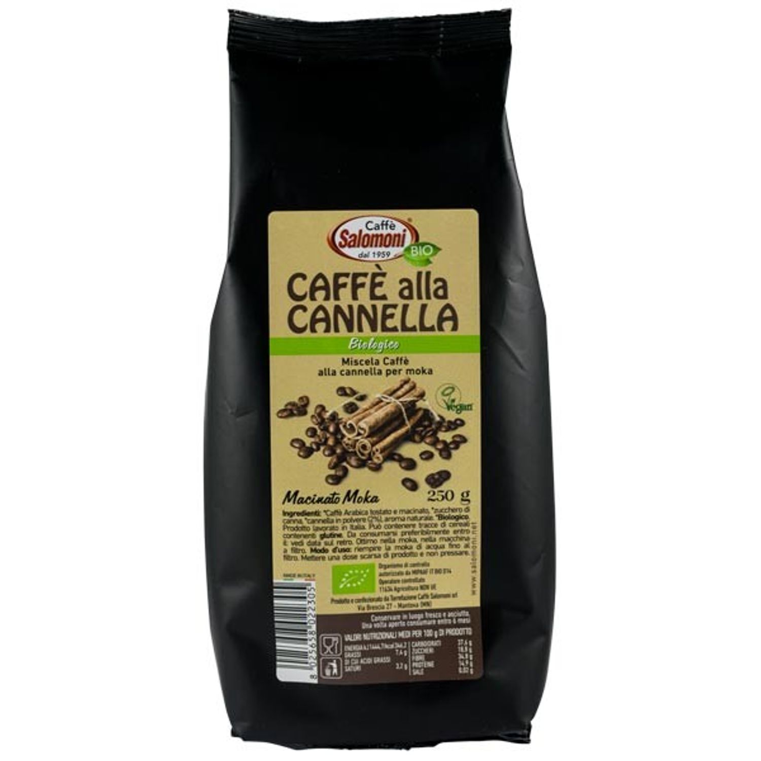 Cafea Bio cu scortisoara 250gr salomoni fotografia produsului