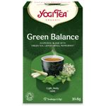 Ceai Bio echilibru verde, 17 pliculete 30.6g Yogi tea fotografia produsului