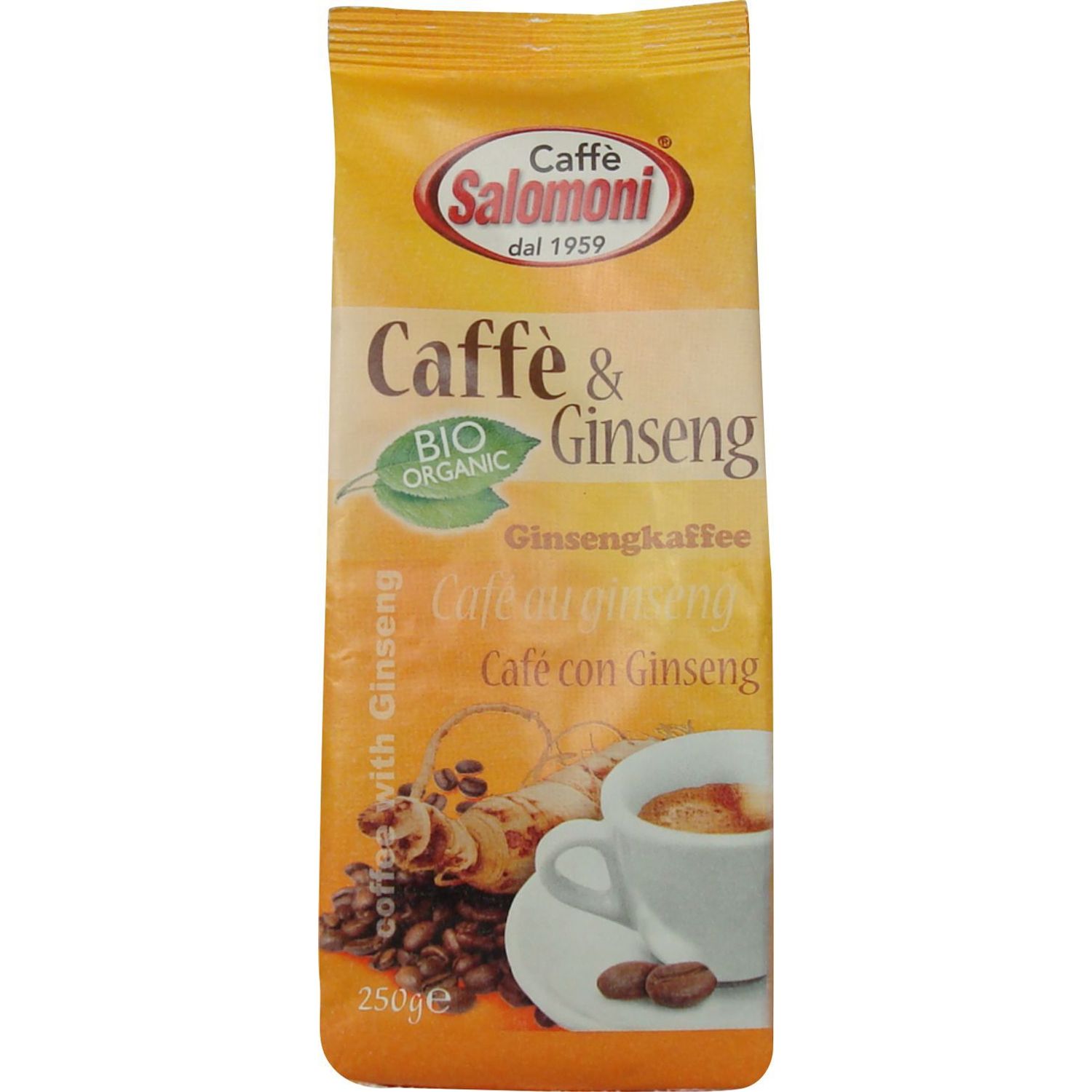 Cafea si ginseng Bio 250 g salomoni fotografia produsului View 3 L
