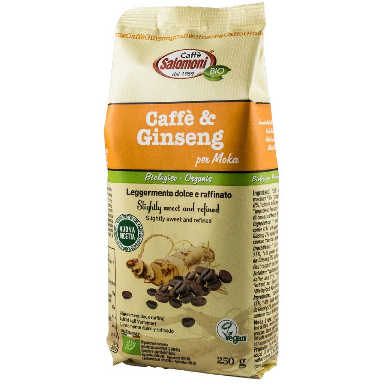Cafea si ginseng Bio 250 g salomoni fotografia produsului