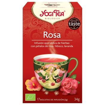Ceai Bio de trandafiri 17 pliculete 34 g Yogi tea