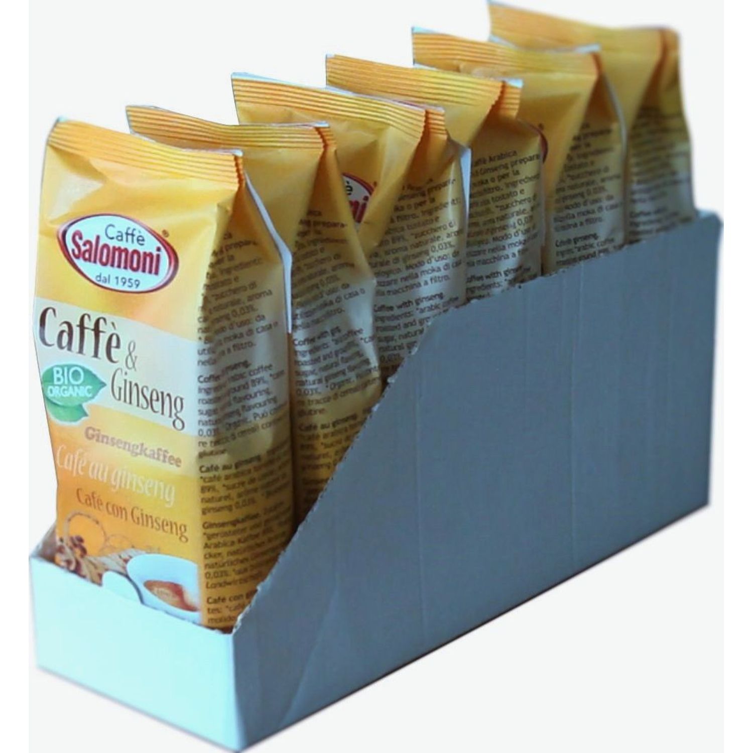 Cafea si ginseng Bio 250 g salomoni fotografia produsului View 4 L