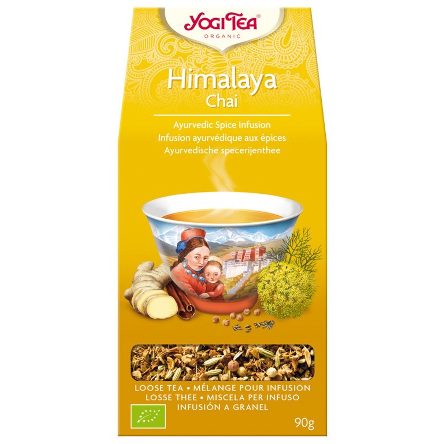 Ceai Bio Himalaya, 90g Yogi tea fotografia produsului