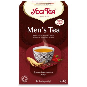 Ceai Bio pentru barbati, 17 pliculete x 1,8g (30,6g) Yogi tea
