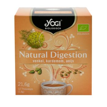 Ceai Bio digestie naturala, 12 plicuri 21,6 g Yogi tea elefant.ro Alimentare & Superfoods