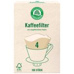 Filtre pentru cafea, gr. 4, 100 bucati Lebensbaum fotografia produsului