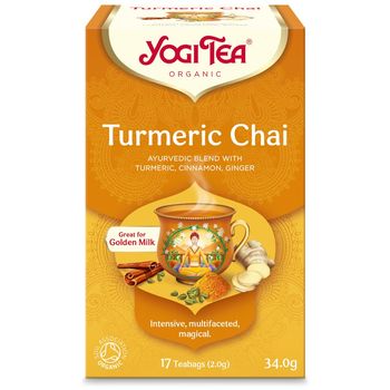 Ceai bio cu turmeric (curcuma), 17 pliculete 34 g yogi tea
