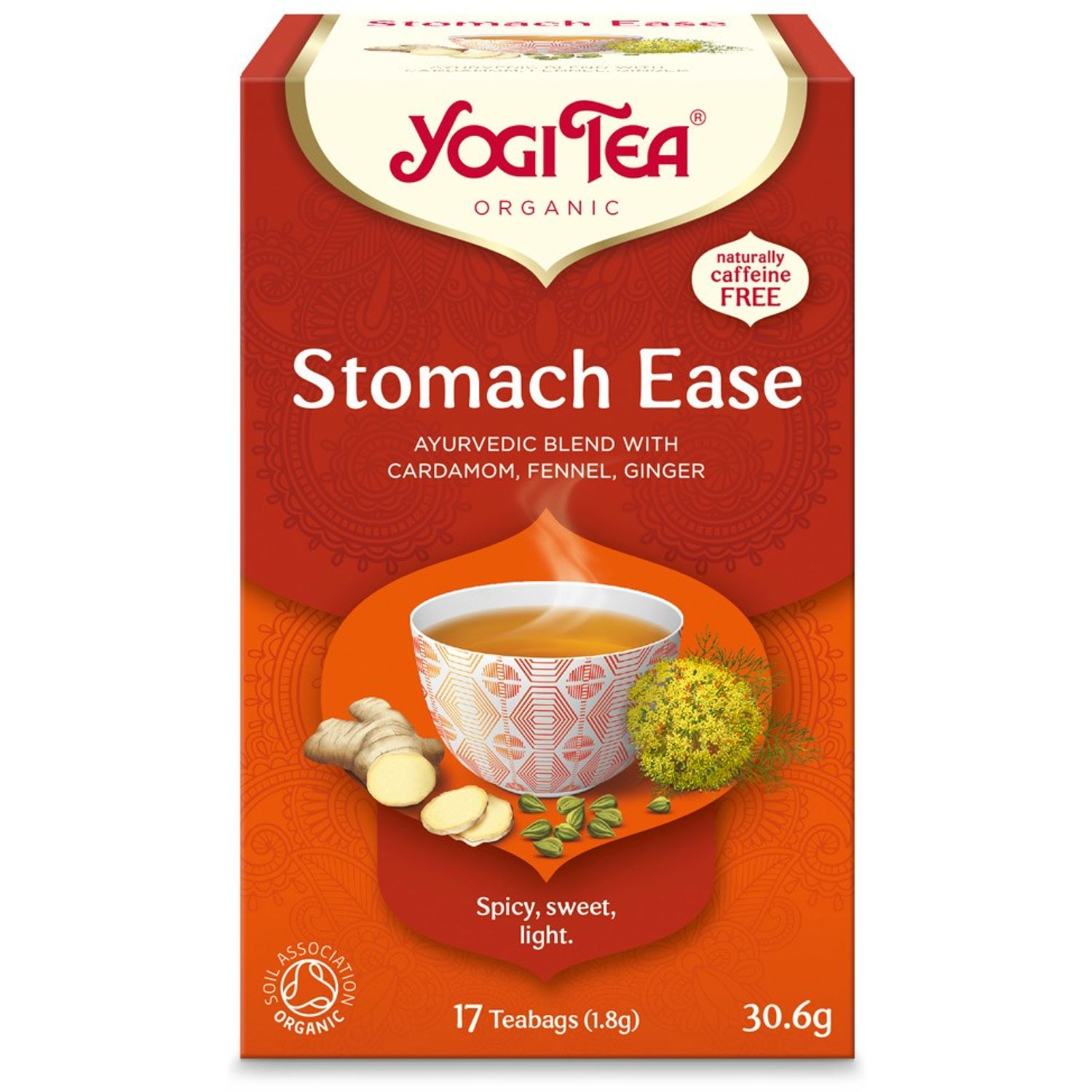 Ceai Bio digestiv, 17 pliculete 30.6 g Yogi tea fotografia produsului
